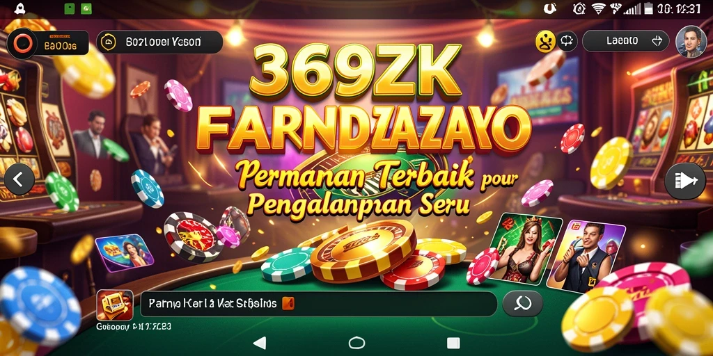 Tampilan gameplay seru dari 369ZK dengan fitur Kasino menarik.