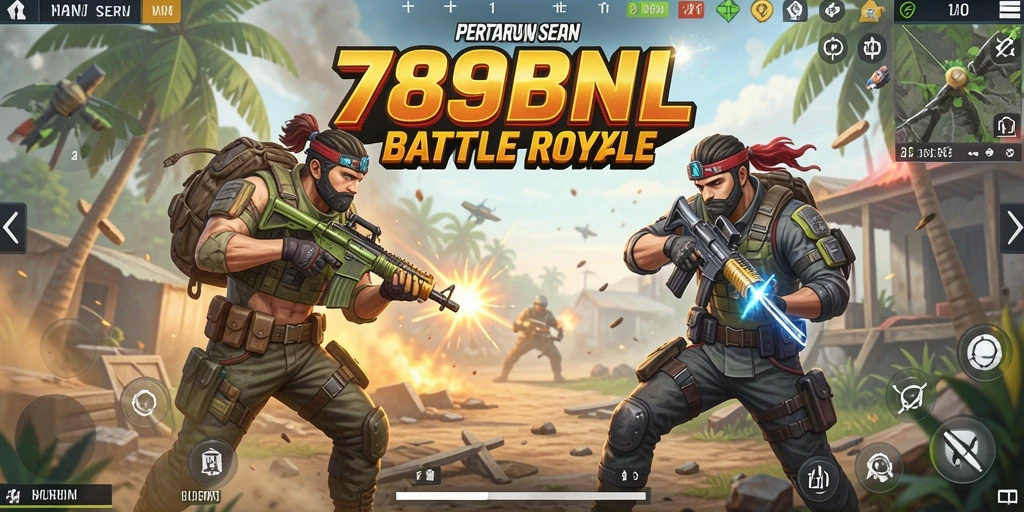 Screenshot gameplay 789BNL menunjukkan aksi pertarungan yang mendebarkan.