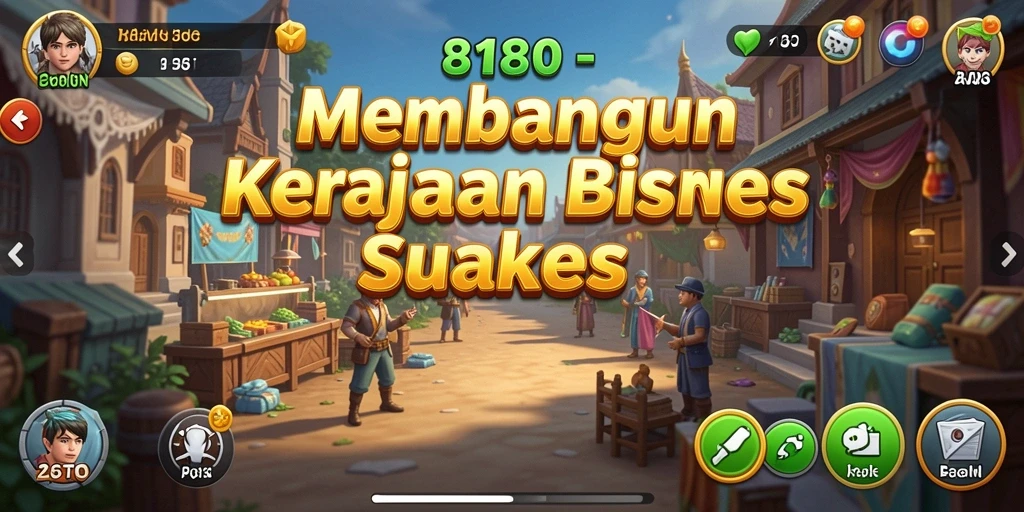Tampilan menarik dari gameplay Tycoon di 8180.