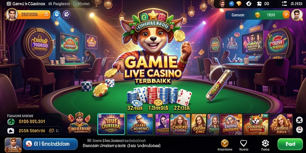 Gameplay Live Casino yang menarik dan interaktif di 8II.