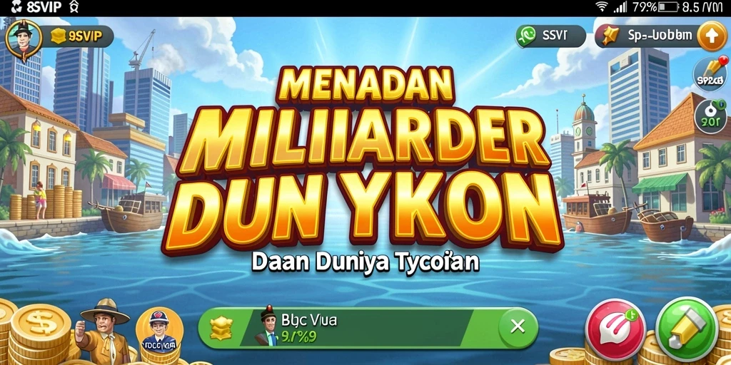 Tampilan gameplay Tycoon yang menegangkan dan penuh tantangan.