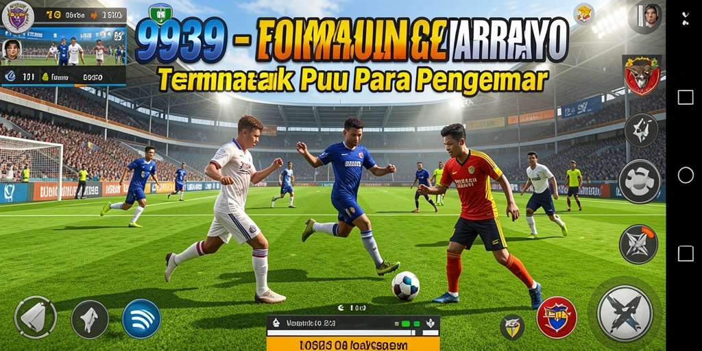 Tampilan dinamis dari permainan olahraga 9939 dengan aksi seru.
