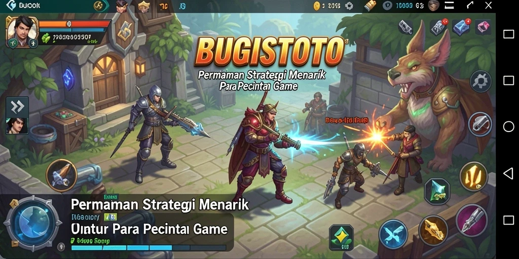 Tampilan gameplay BUGISTOTO yang menantang dan strategis.