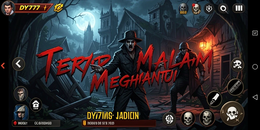 Gameplay DY777 menampilkan suasana mencekam dan ketegangan yang mendalam.