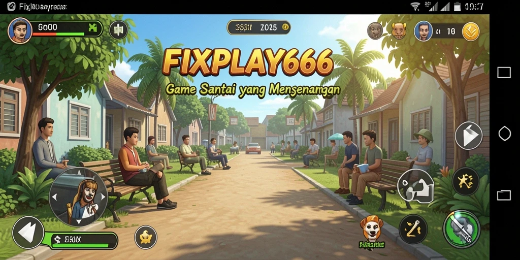 Tampilan gameplay FIXPLAY666 yang mengasyikkan dan penuh warna.