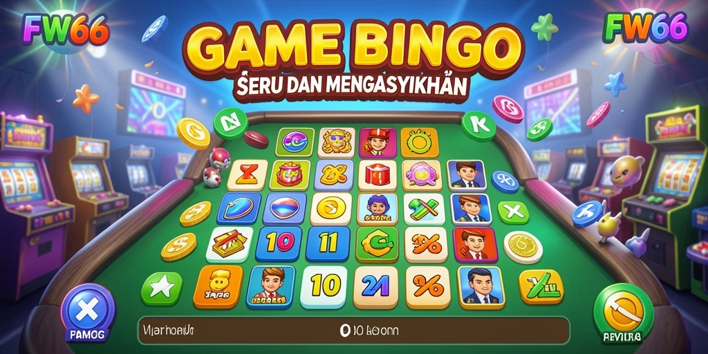 Tangkapan layar permainan Bingo FW66 dengan suasana seru.