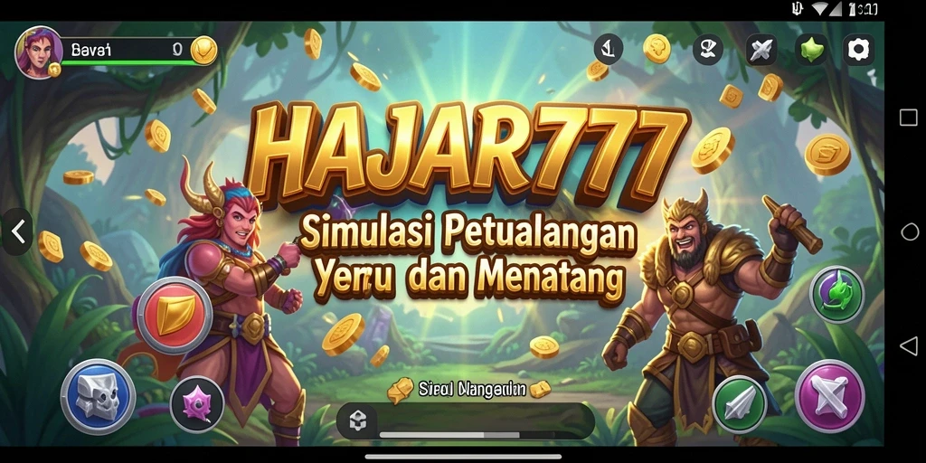 Screenshot utama HAJAR777 menampilkan gameplay Simulation yang intens dan menarik.