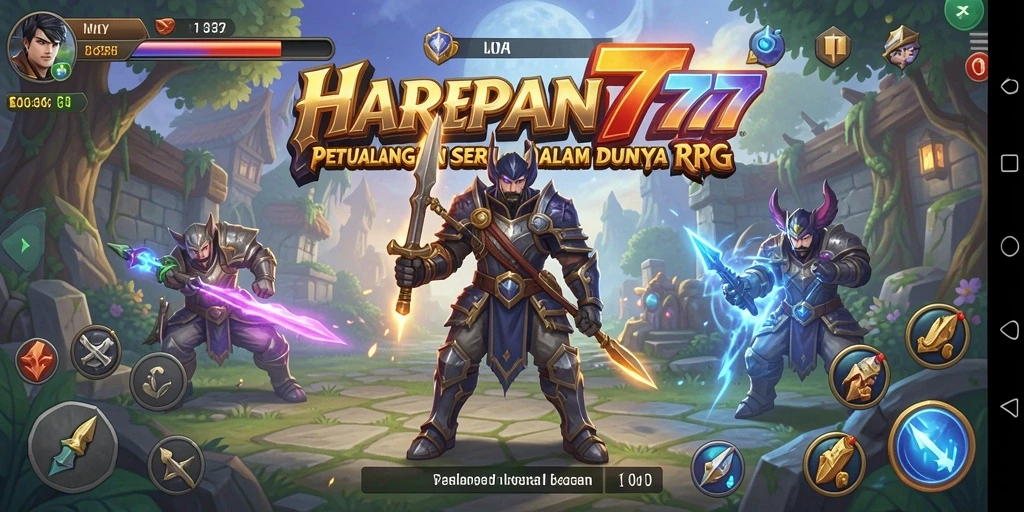 Tampilan gameplay menarik di <strong>HARAPAN777</strong> dengan aksi RPG yang seru.