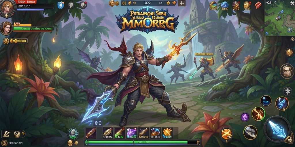Tampilan gameplay IN22 yang epik dan menakjubkan.