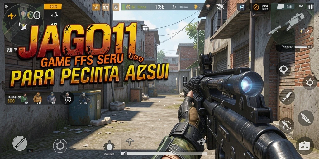 Tampilan seru dari gameplay JAGO11 dalam aksi tembak-menembak.
