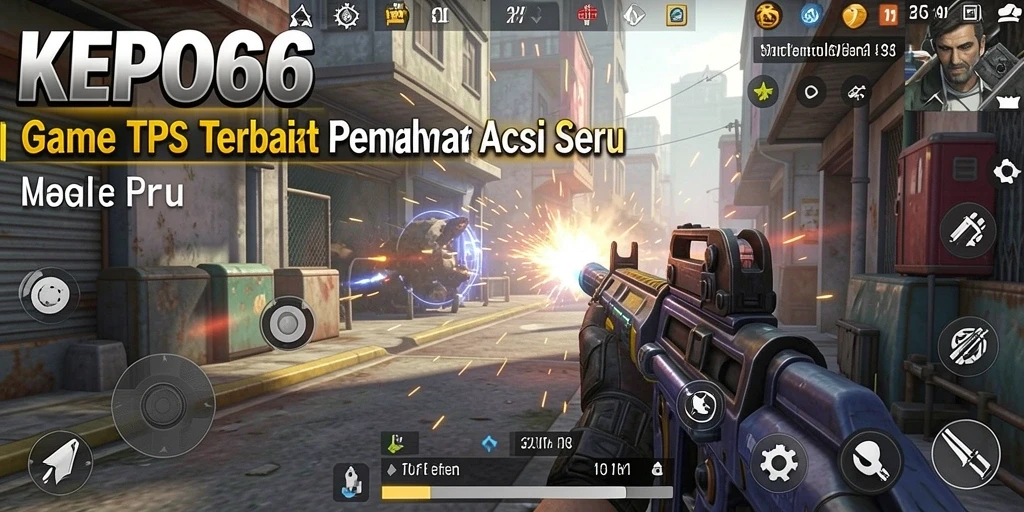 Screenshot gameplay KEPO66 menampilkan aksi seru dalam pertempuran TPS.