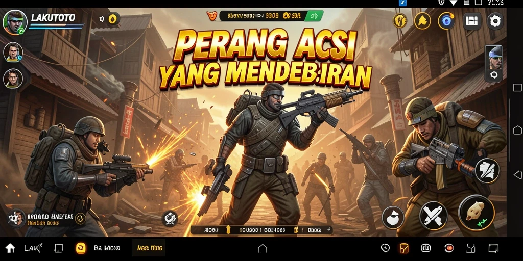 Gameplay mendebarkan dengan aksi tempur yang intens.