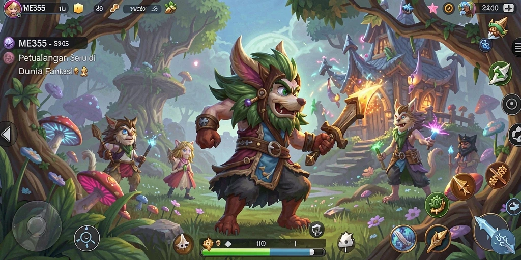 Gameplay seru di dunia fantasi ME355.