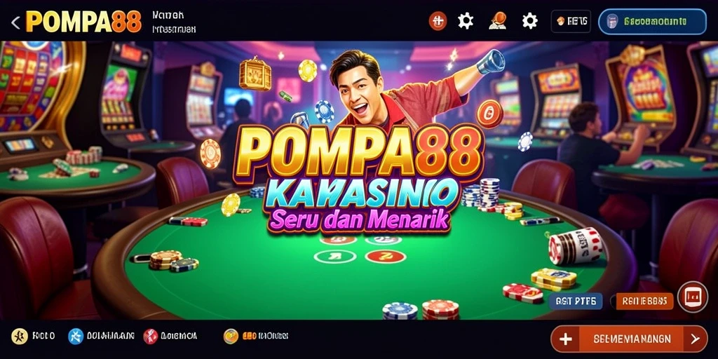 Tampilan gameplay seru dari POMPA88 yang menampilkan kepuasan pemain.