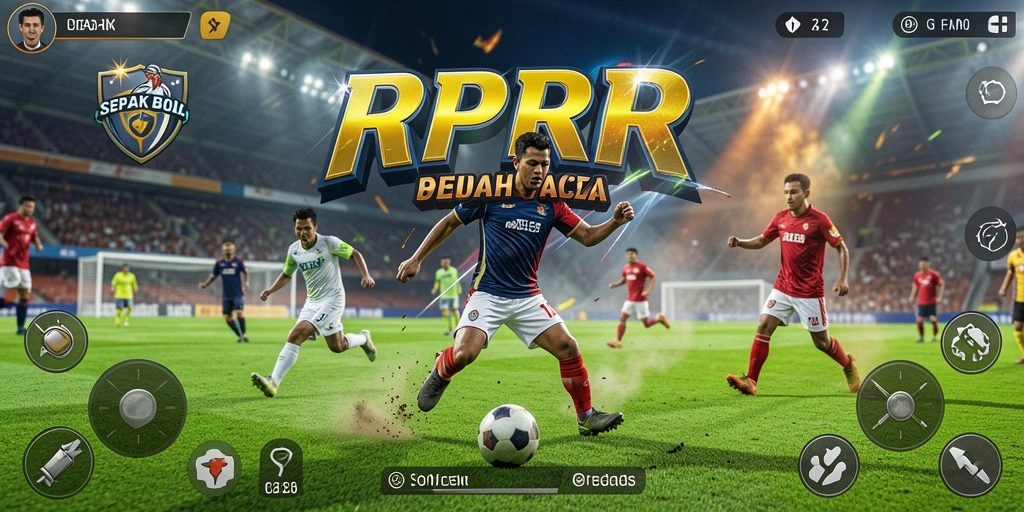Tampilan menakjubkan gameplay sepak bola di RPRR.