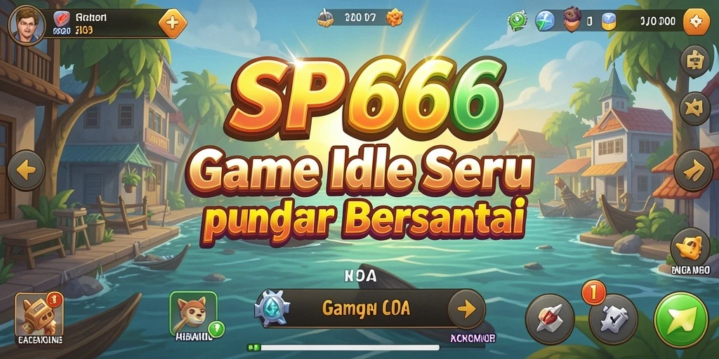 Screenshot utama SP666 menampilkan gameplay yang menarik di dunia Idle.