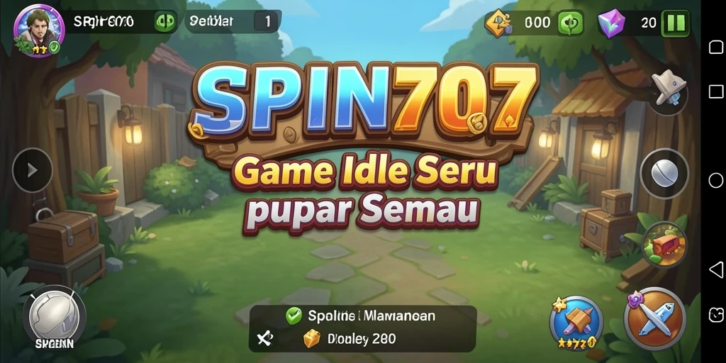 Tampilan gameplay SPIN707 yang menarik dan penuh warna.