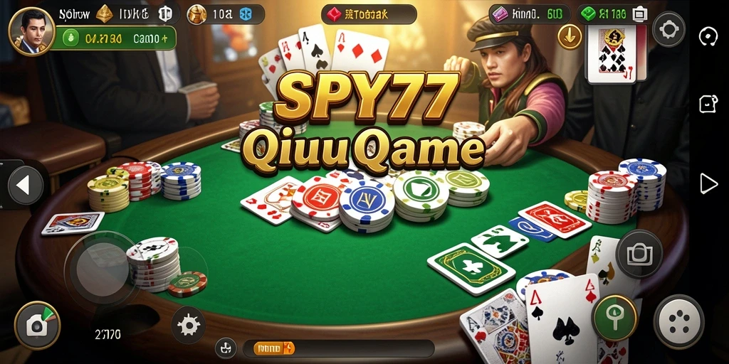 Screenshot SPY77 menampilkan keseruan gameplay QiuQiu yang mendebarkan.